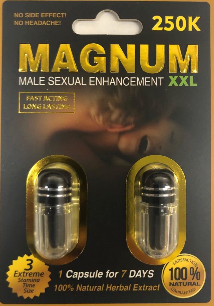 Magnum 250k Xxl Male Sexual Supplement Enhancement Double Pill Enhanceme