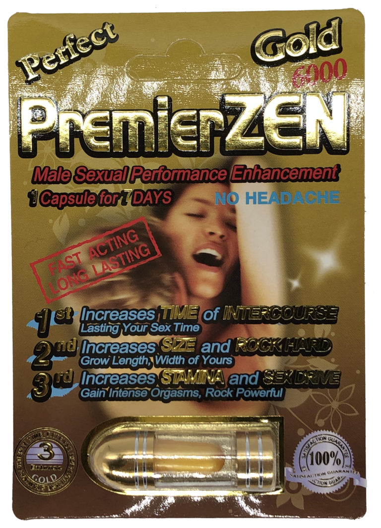 Premierzen Perfect Gold 6000 Male Sexual Enhancement Pill Enhanceme 6932